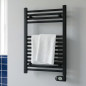 Adax Comfort törölközőszárító 50×80 cm, 300 W, fekete